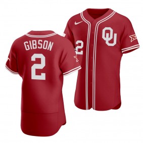 Umoja Gibson #2 Oklahoma Sooners 2021 Vapor Prime College Baseball Jersey - Red