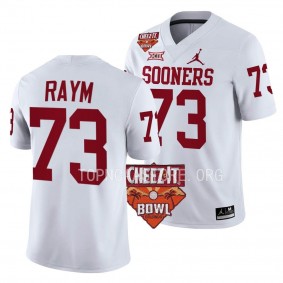 Andrew Raym Oklahoma Sooners 2022 Cheez-It Bowl White College Football Jersey