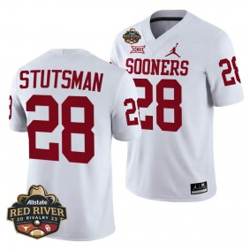 Danny Stutsman 2023 Allstate Red River Rivalry White Football Jersey