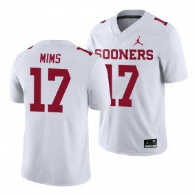 Oklahoma Sooners Marvin Mims Game Men's Jersey - White