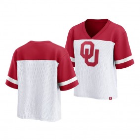 Women Oklahoma Sooners NCAA Fashion Jersey - Wheat